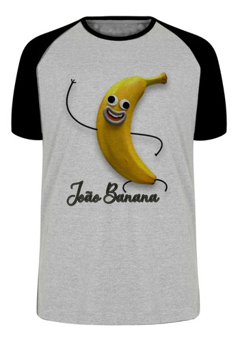Camiseta Luxo João Banana Desenho Fruta Engraçado Legal